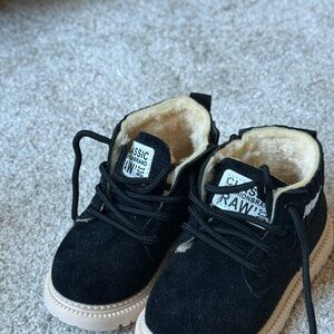 Classic Kids Black and Tan Boots